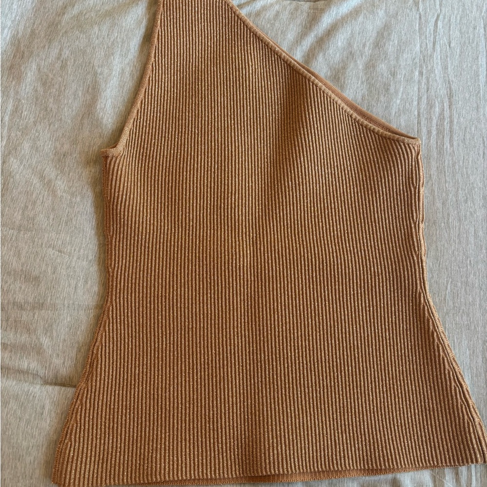 Babaton Sculpt Knit Top in Brown